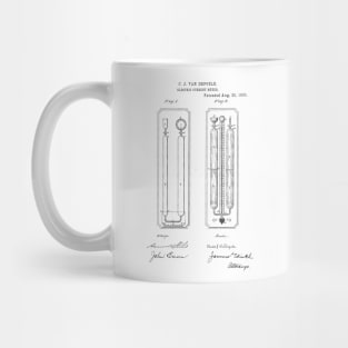 Electric Current Meter Vintage Patent Hand Drawing Mug